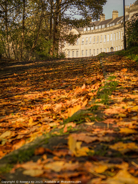 Abstract Fall mood photo of cotswold city Bath in Autumn Picture Board by Rowena Ko