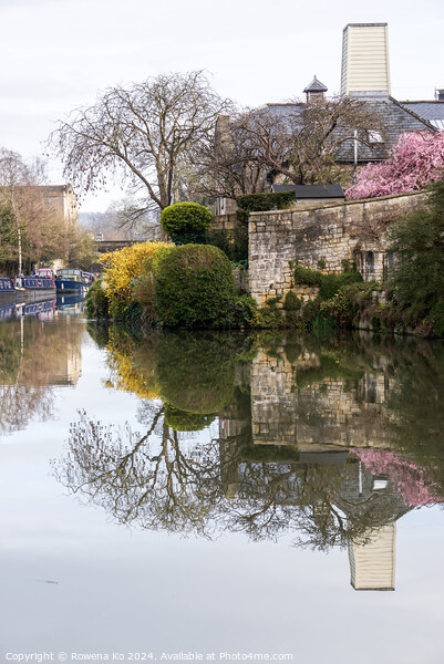 Photography of Canal in cotswold city Bath, somerset, UK  Picture Board by Rowena Ko