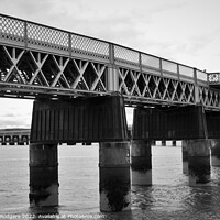 Buy canvas prints of Tay Rail Bridge  by Mary M Rodgers
