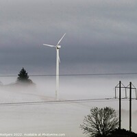 Buy canvas prints of Wind Turbine by Mary M Rodgers