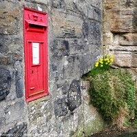 Buy canvas prints of Victorian Postbox Dunfermline  by Mary M Rodgers