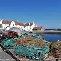 Buy canvas prints of Pittenweem Harbour Scotland  by Mary M Rodgers