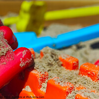 Buy canvas prints of Making Sandcastles by Anthony Clark