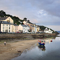 Buy canvas prints of Low Tide at Aberdovey by Dave Urwin
