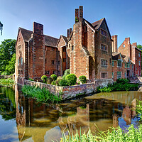 Buy canvas prints of Harvington Hall  by Dave Urwin