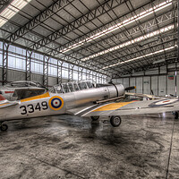 Buy canvas prints of North American NA-64 Yale at IWM Duxford by Dave Urwin