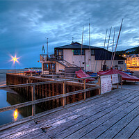 Buy canvas prints of Aberdovey Yacht Club by Dave Urwin