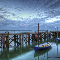 Buy canvas prints of Aberdovey Jetty by Dave Urwin