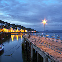 Buy canvas prints of Twilight in Aberdovey by Dave Urwin