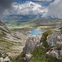 Buy canvas prints of View From Cadair Idris  by Dave Urwin