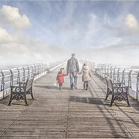 Buy canvas prints of The Pier by Dave Urwin