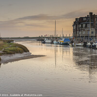 Buy canvas prints of First light Blakeney Harbour by Paul Thetford