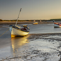 Buy canvas prints of Golden light at Burnham Overy Staithe by Paul Thetford