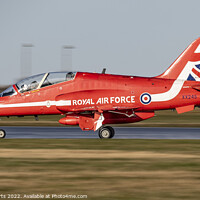 Buy canvas prints of Royal Air Force Red Arrows by Liam Roberts
