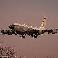 Buy canvas prints of USAF Boeing RC-135W '62-4134'  by Liam Roberts