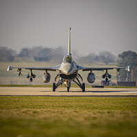 Buy canvas prints of USAF F16 Fighting Falcon  by Liam Roberts