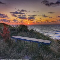 Buy canvas prints of Sit and relax at Widemouth Bay Cornwall  by Andrew Denning