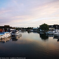 Buy canvas prints of Wroxham Harbour by Mark Storey