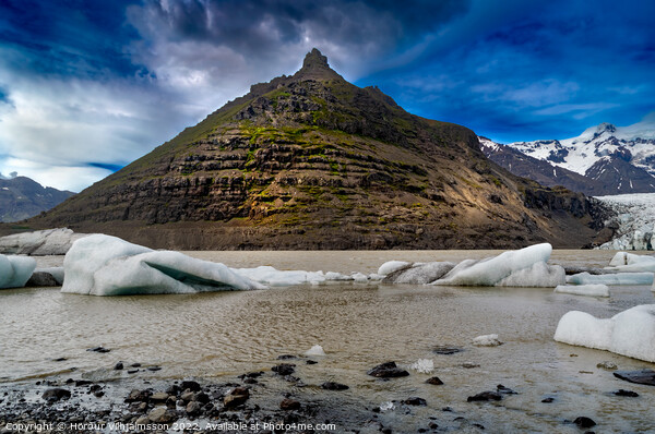 " Svinafellsjokull " Glacier Iceland. Picture Board by Hörður Vilhjálmsson