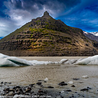 Buy canvas prints of " Svinafellsjokull " Glacier Iceland. by Hörður Vilhjálmsson