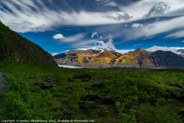 National Park Skaftafell Picture Board by Hörður Vilhjálmsson