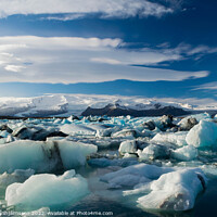 Buy canvas prints of Glacier Lagoon by Hörður Vilhjálmsson