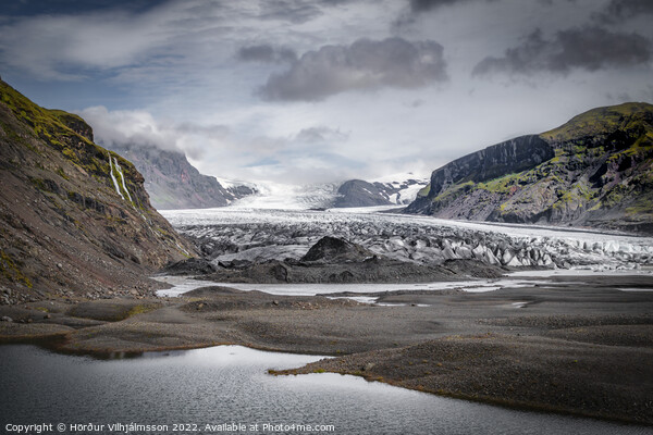 Majestic Glacial Bay Picture Board by Hörður Vilhjálmsson