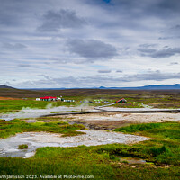 Buy canvas prints of 'Hveravellir: Iceland's Geothermal Paradise' by Hörður Vilhjálmsson