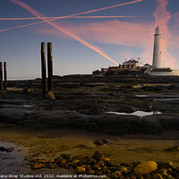 Buy canvas prints of St Mary's Lighthouse by Storyography Photography