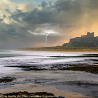 Buy canvas prints of Bamburgh Casle Storm by Storyography Photography