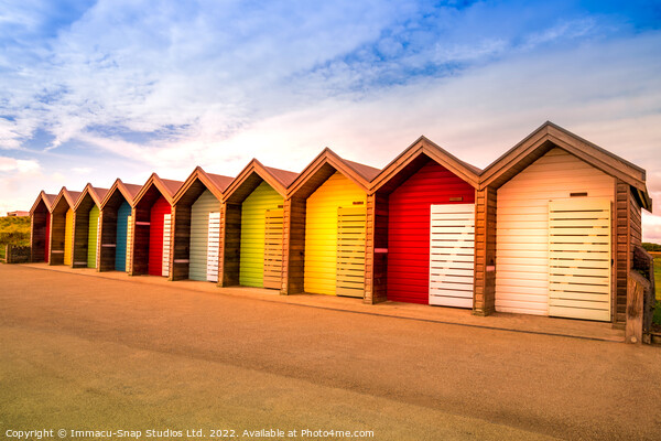 Beach Huts at Blyth Picture Board by Storyography Photography
