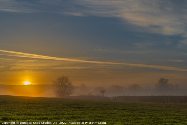 Misty Sunrise Picture Board by Storyography Photography