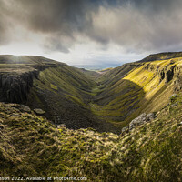 Buy canvas prints of High Cup Nick Panorama by Nathan Atkinson