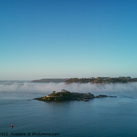 Buy canvas prints of Drake's Island in Plymouth Sound by Mark Radford