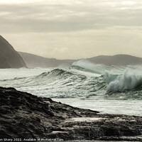 Buy canvas prints of A Passing Wave by Shaun Sharp