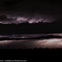 Buy canvas prints of A Lightning Cloudscape by Shaun Sharp