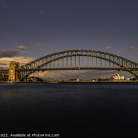 Buy canvas prints of Sydney at Sunset by Shaun Sharp