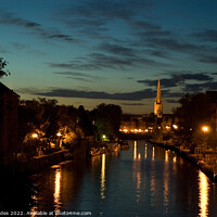 Buy canvas prints of Norwich Riverside by Night by Phil Rhodes