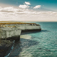 Buy canvas prints of Cliffs in Puerto Madryn - Argentina by Lucas Mann