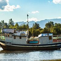 Buy canvas prints of Boat in Patagônia - Chile by Lucas Mann