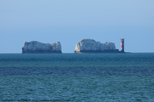 The Needles Lighthouse Picture Board by Geoff Stoner