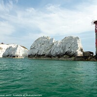 Buy canvas prints of The Needles From The Sea by Geoff Stoner