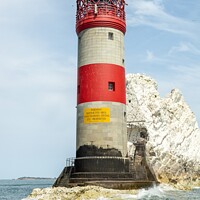 Buy canvas prints of The Needles Lighthouse by Geoff Stoner