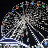 Buy canvas prints of The Bournemouth Observation Wheel by Geoff Stoner