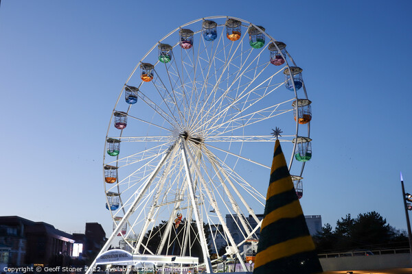 The Bournemouth Observation Wheel Picture Board by Geoff Stoner