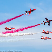 Buy canvas prints of Red Arrows by Geoff Stoner