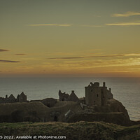 Buy canvas prints of Ancient Fortress Basks in Sunrise Glory by DAVID FRANCIS