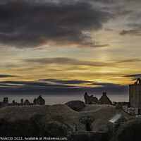 Buy canvas prints of Majestic Sunrise at Dunnottar Castle by DAVID FRANCIS