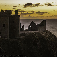 Buy canvas prints of Ancient Fortress on a Dramatic Clifftop by DAVID FRANCIS