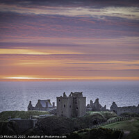 Buy canvas prints of Ancient Fortress Bathed in Sunrise Glow by DAVID FRANCIS
